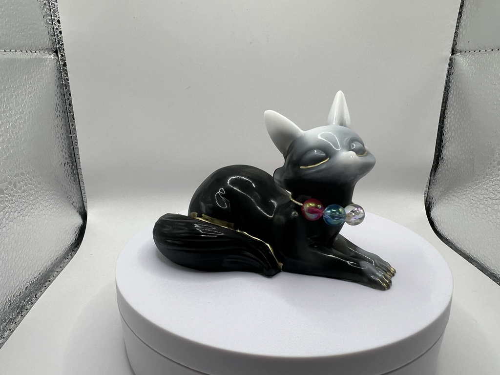 白黒狐