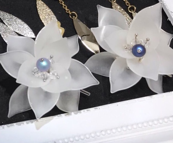 【受注製作】《リュミエの花》ポニーフック