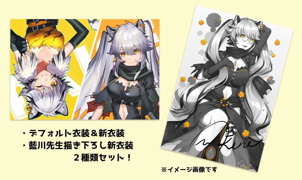 数量限定＊白虎あきねハーフアニバーサリー記念直筆サイン入りポストカードセット