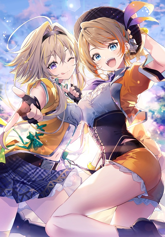 【C101】ひよクロ 家入ポポちゃん＆橙里セイちゃんB2タペストリー